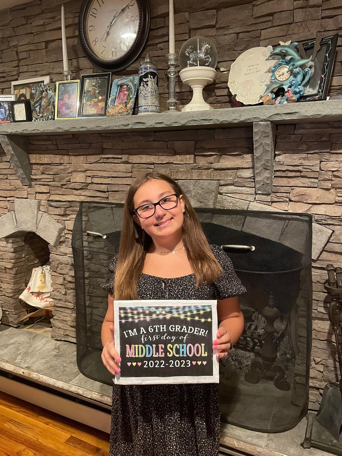 Adriana, sixth grade, Oakdale-Bohemia Middle School
“Looking forward to meeting new people and friends.”